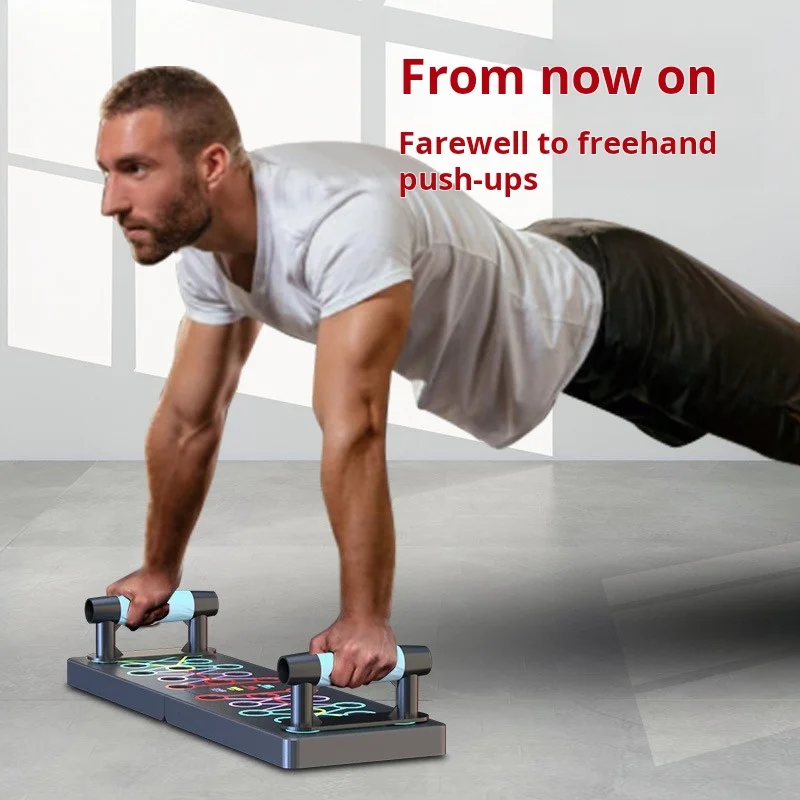 Push up support board multifunctional chest abdominal muscle training board fitness aid folding assist fitness equipment