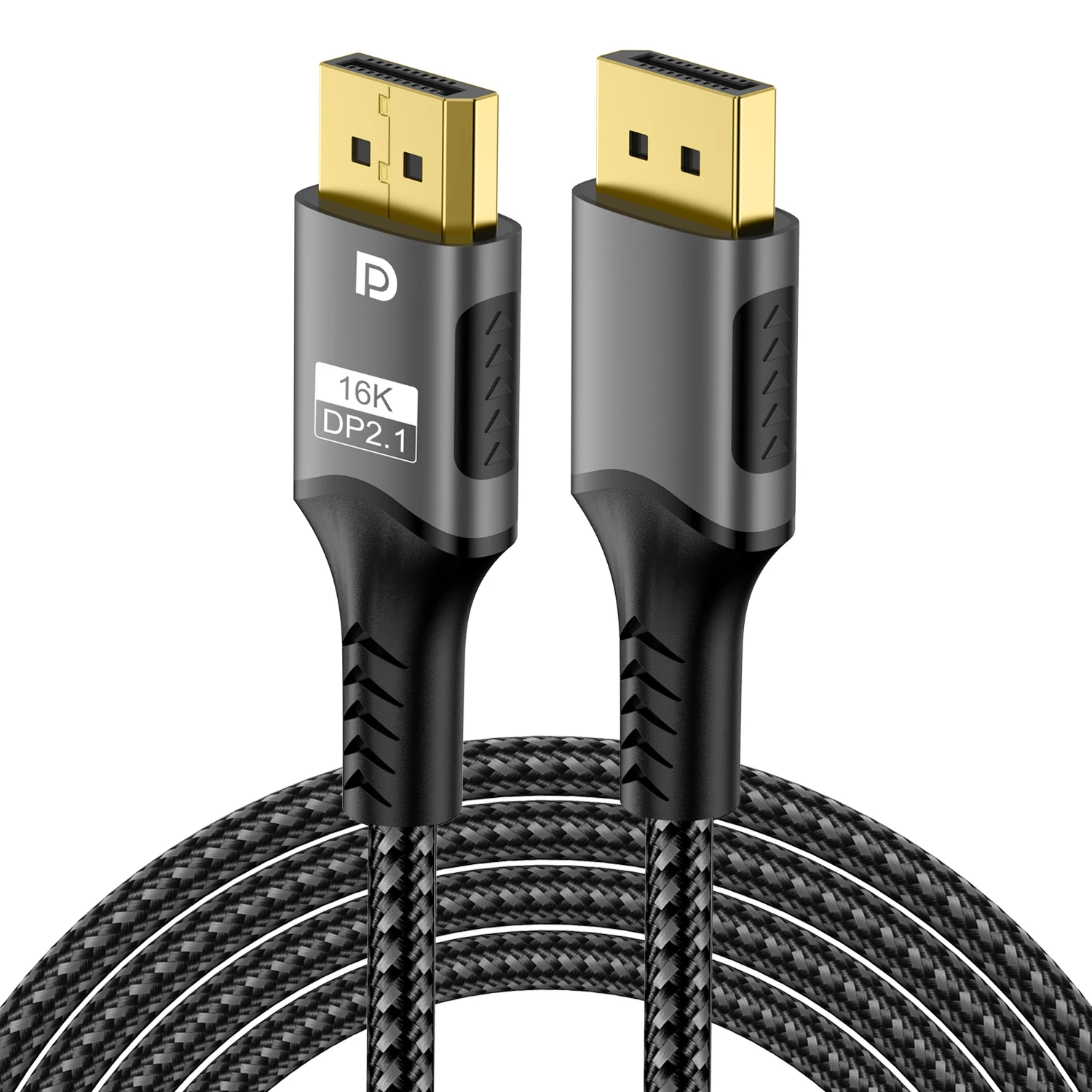 Cabo DisplayPort 1.8m 10 Unidades - 1440P@144Hz V1.2