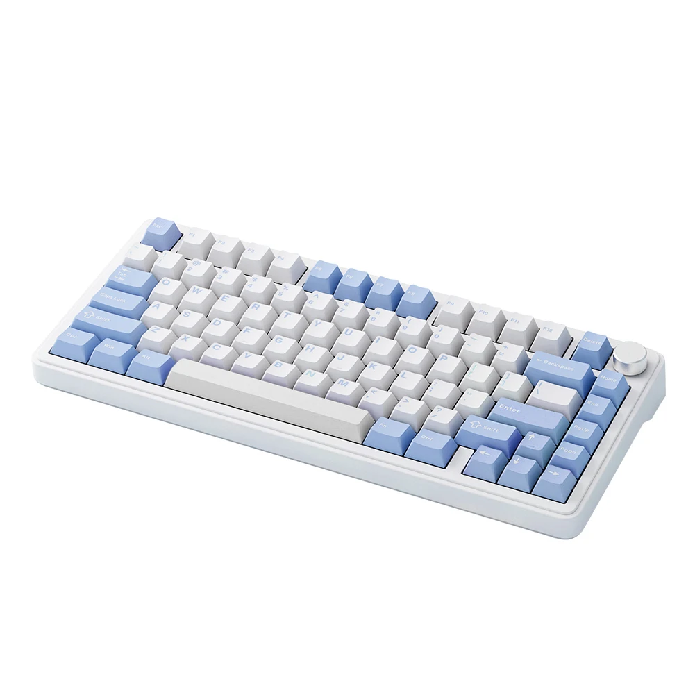핫스왑 가능 키보드 개스킷 용수철 RGB 트라이 모드 맞춤형 키패드, PBT 키캡, 무선 게이머 키보드, 컴퓨터 노트북용, X85