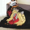 Macio cobertor de flanela fina com anime dos desenhos animados, Design de boxe clássico retro, Ashita No Joe 2, Design criativo 6