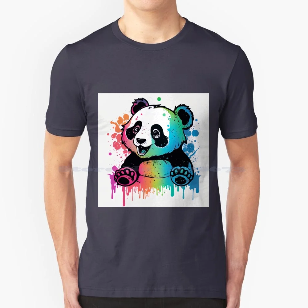 

Футболка Shaun White Shaunwhiteart Swa Bear с изображением панды, 100% хлопок