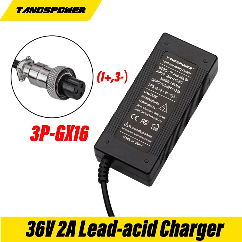 36v 2a Lead Acid Battery Charger For Electric Scooter Ebike Wheelchair