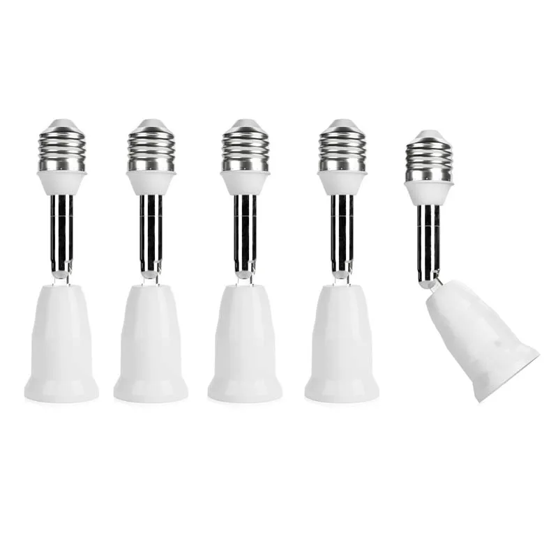 Lot De 4 Adaptateurs D'extension De Douille D'ampoule E26/E27