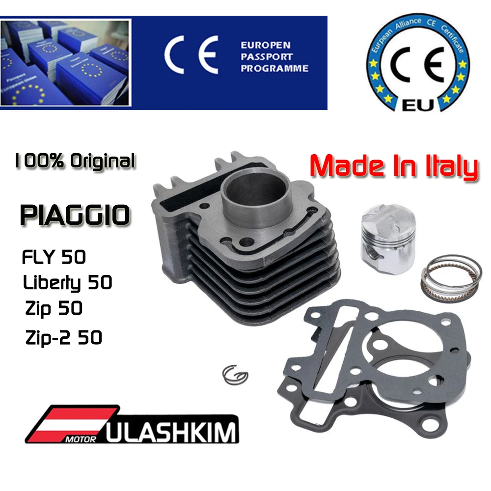 Zylinder 50Cc Standard Für Fly Piaggio Vespa Et4 Liberty Zip 2 50 Cc Cilindro
