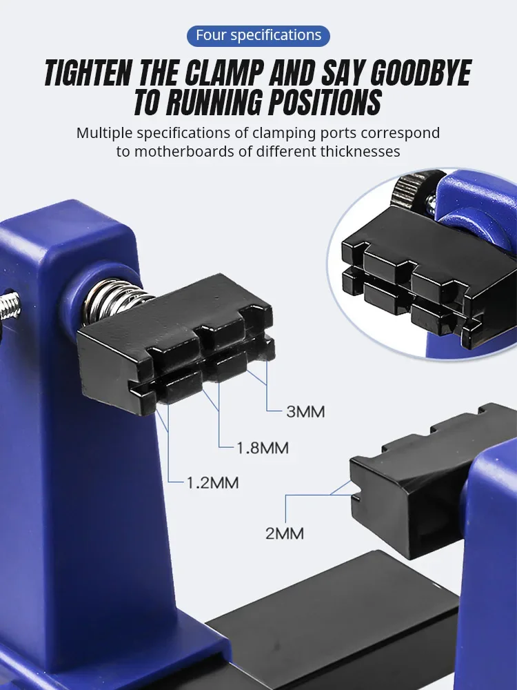 Adjustable MotherBoard PCB Holder 360 ° Rotation Printed Circuit Board Jig Soldering lron Assembly Stand Clamp Repair Tools