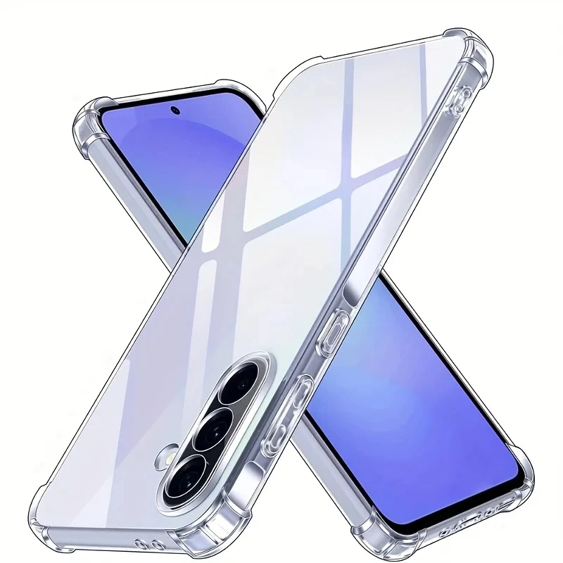 Transparent Soft TPU Silicone Back Cover Phone Case