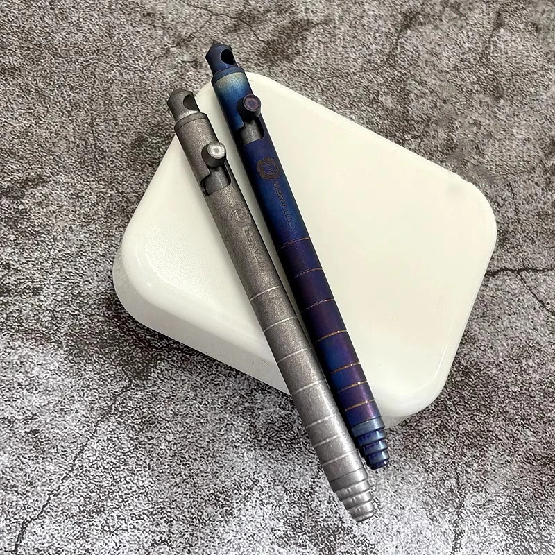 

1PC EDC Titanium Alloy Signature Pen With Collection Writing Portable Outdoor Tools Pen