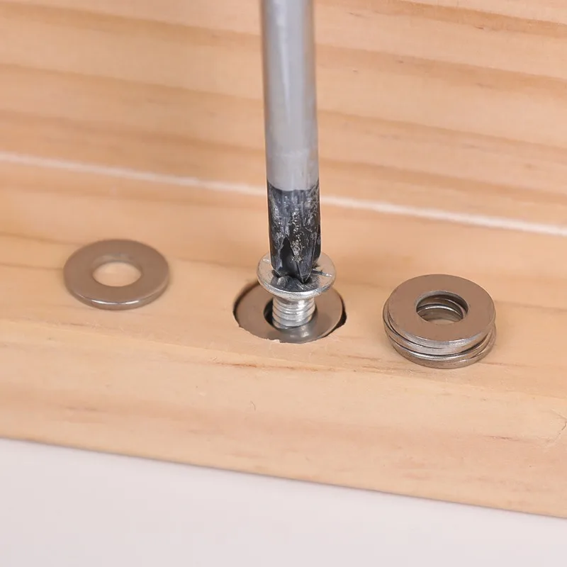 580 Rondelle Piatte In Acciaio Inox 304 - Kit 9 Misure Da M2 A M12 Per Riparazioni - Foto 5