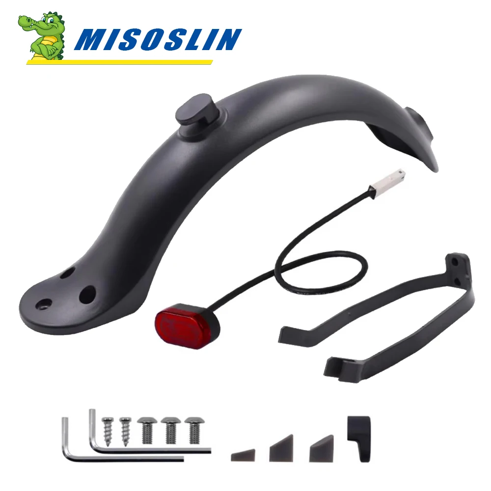 Tire Splash Fender Rear Taillight Front Back Guard Mudguard screw line Parts Xiaomi Mijia MI M365 1S M187 Pro E-Scooter