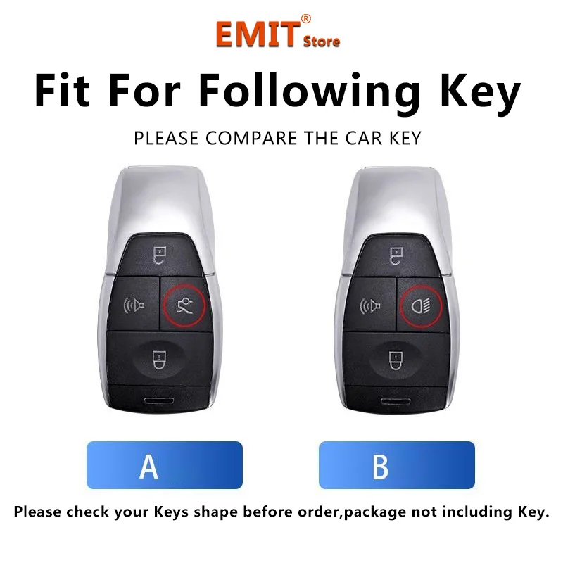 Premium TPU Key Fob Case Cover with Keychain Attachment