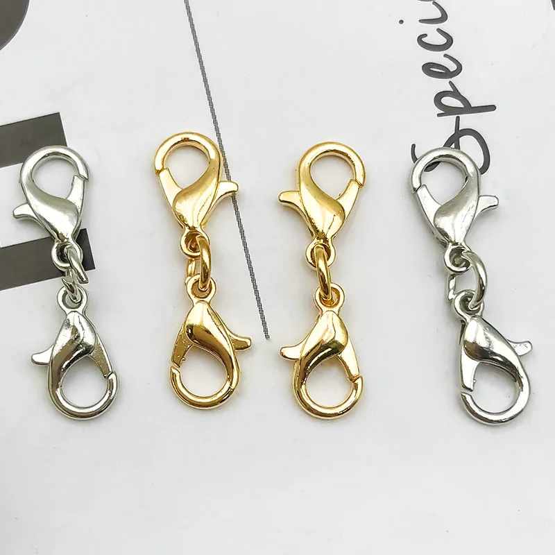 Fopytu Fermoir Homard Double Ouverture, 10 Pcs Fermoirs Pince