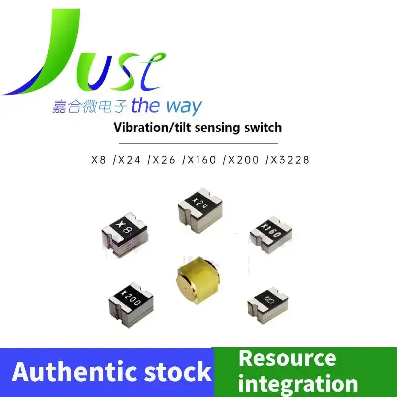 SMD 진동 감지 스위치, 기울기 감지 볼 진동 스위치 센서, X8 X160 X24, 10PCs/LOTS
