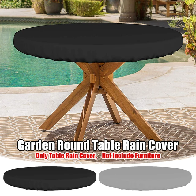Round Table Cover Outdoor Garden Furniture Rain Cover Waterproof Oxford Sofa Protection Garden Patio Furniture Table Cloth 1