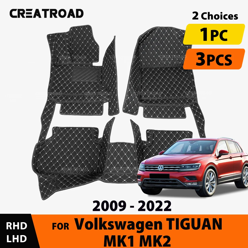 CarFloorMatsForVolkswagenVWTiguan20072022MK1MK220TSI280TSI