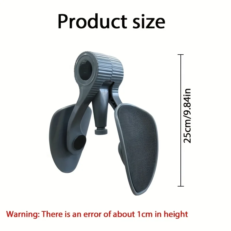 Inner thigh trainer device shown in use