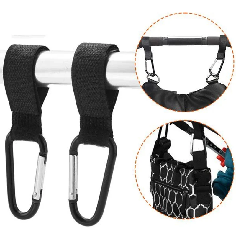10/1pcs Baby Stroller Hooks Buckle Clip Self Adhesive Aluminum