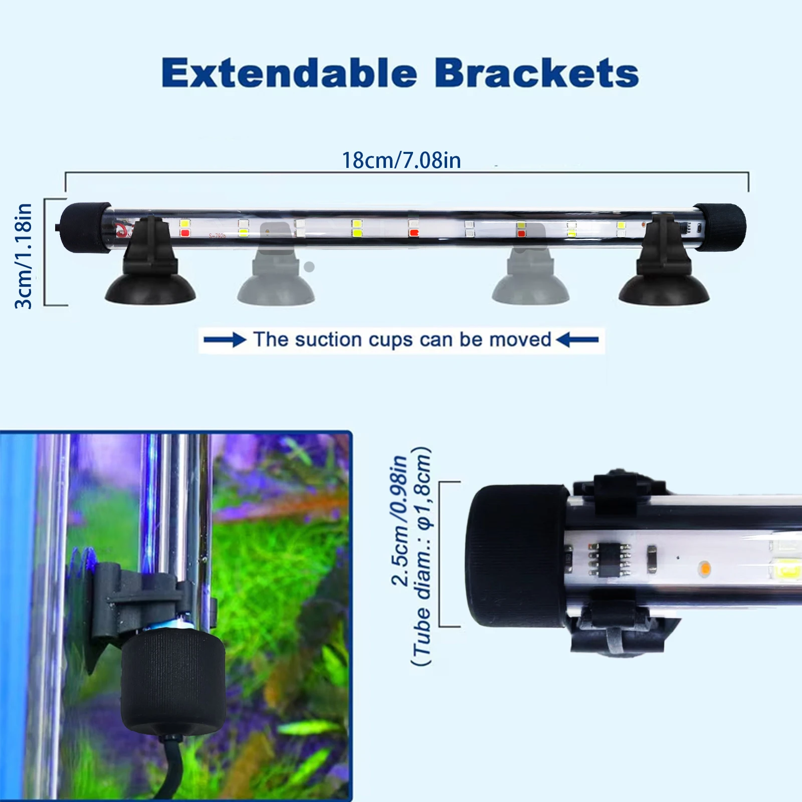 Illuminazione LED per acquari PlatiNum - In uso
