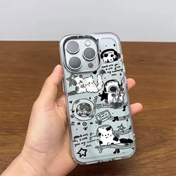Elegant Black Lines Guitar Cat Design Phone Case - Samsung S21 FE 5G (LYK - 306LY250714805)