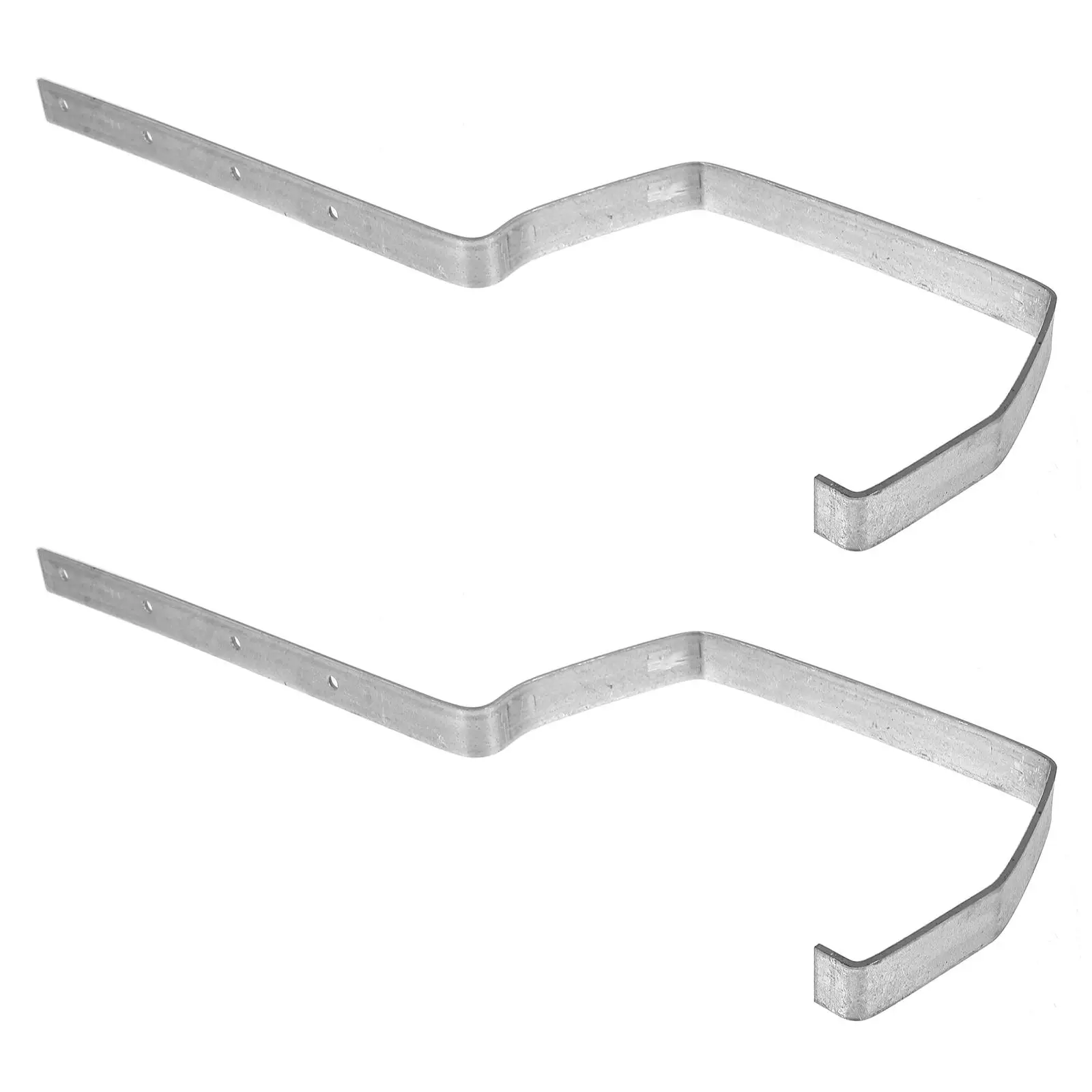 2pcs Gutter Bracket Heavy Duty 200mm Racks Canopy Brackets Sturdy Anti Rust Drainage System Maintenance