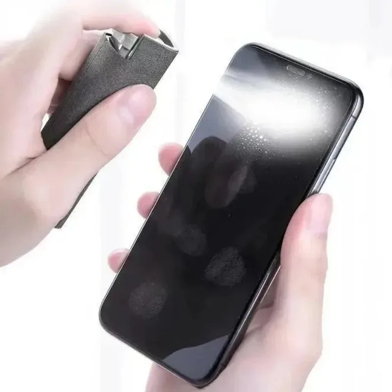 Microfiber Screen Cleaner Spray Bottle Cell Phone Tablet Laptop Display Screen Cleaning Wipe Press Spray Bottle Without Liquid 2