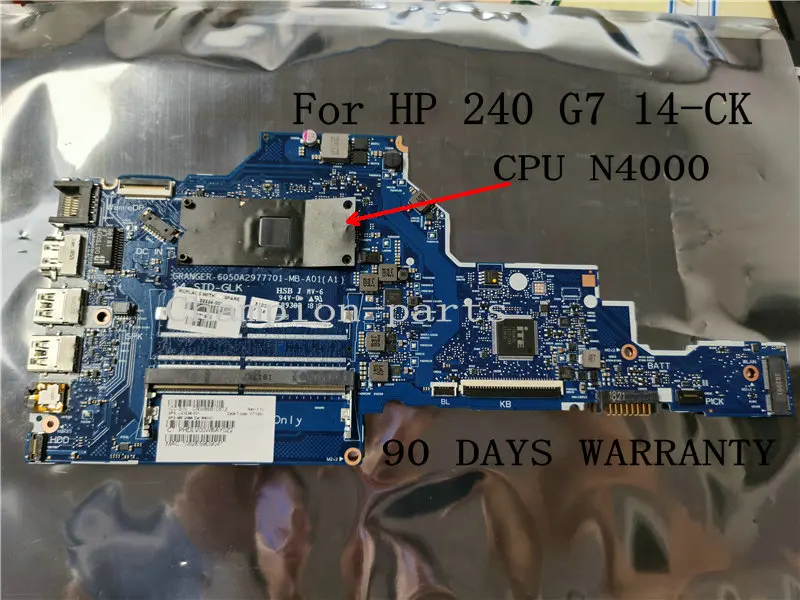 

Быстрая доставка 6050A2977701-MB-A01 для HP 240 G7 14-CK материнская плата для ноутбука N4000 DDR4 90 дней гарантии