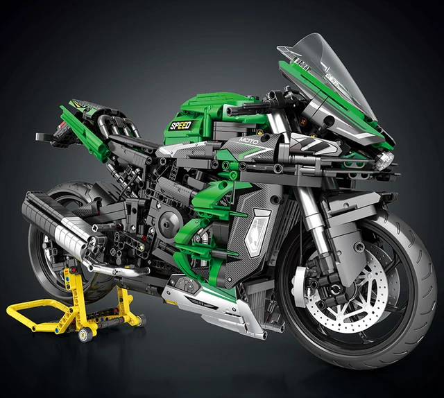 M MENBIS Bricks Motorcycle Super racing moto Building blocks Model Mini Sets City Rc Motorbike MOC Toys For Kids Children Boys 3