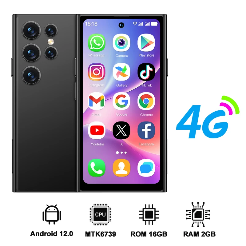 SERVO S27 Mini 4G Version Small Smartphone Android 12.0 OS