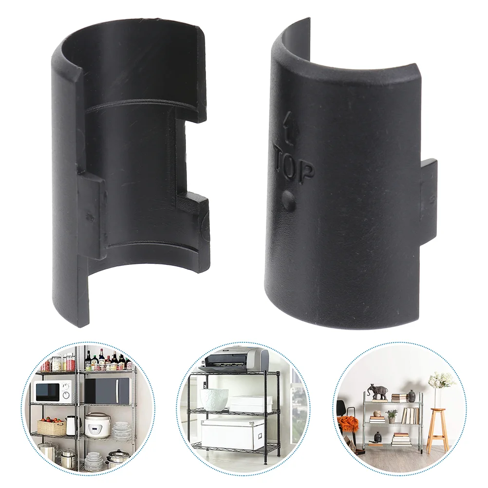 

24 Pcs Wire Shelf Lock Clip Post- Shelves For Cabinets Plastic Split Metal Replacements Clips