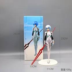 Rei Ayanami Anime Collectible Figure with Spear of Longinus (A with box)