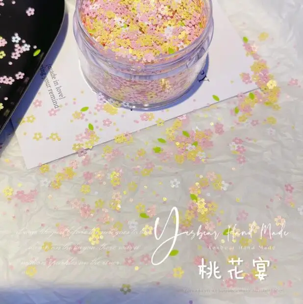 

6g/box Small Flower Sequin 3D Nail Decoration Nail Art Decoration Glitter Nails Accessories eauty Salon Nail