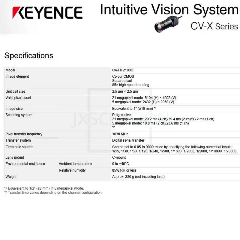 ο Keyence CA-HF2100C CA-HF2100M 21MP   ī޶