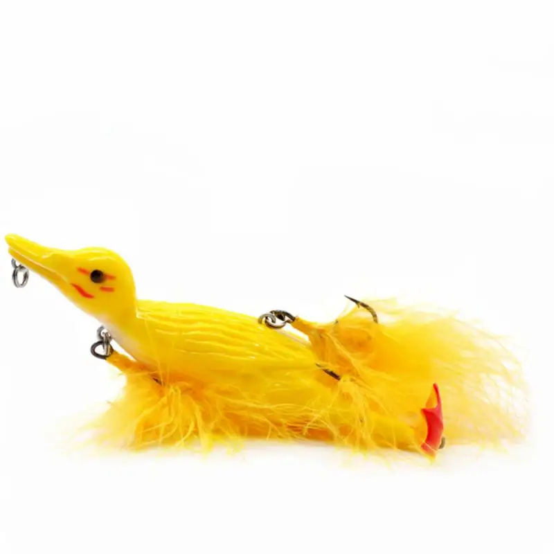 28g12cm Floating 3D Suicide Duck Fishing Lures For Bass Pike Topwater  Popper Lifelike Bait Whopper Wobblers Pesca Simulated Bait