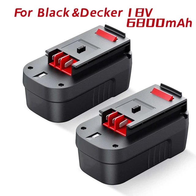 HPB18-OPE2 For BLACK+DECKER 18 Volt HPB18 Battery 2-Pack 244760-00 BD18PSK  A1718