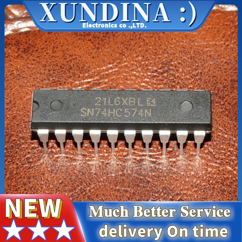 

10 шт./лот SN74HC574N DIP-20 новая и оригинальная интегральная схема