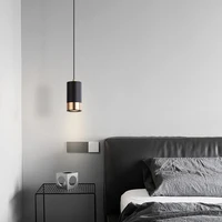 Lustre à bande créative minimaliste, lustre de chevet, de chambre à coucher, de restaurant minimaliste nordique, de comptoir de bar, lustre à tête unique 2
