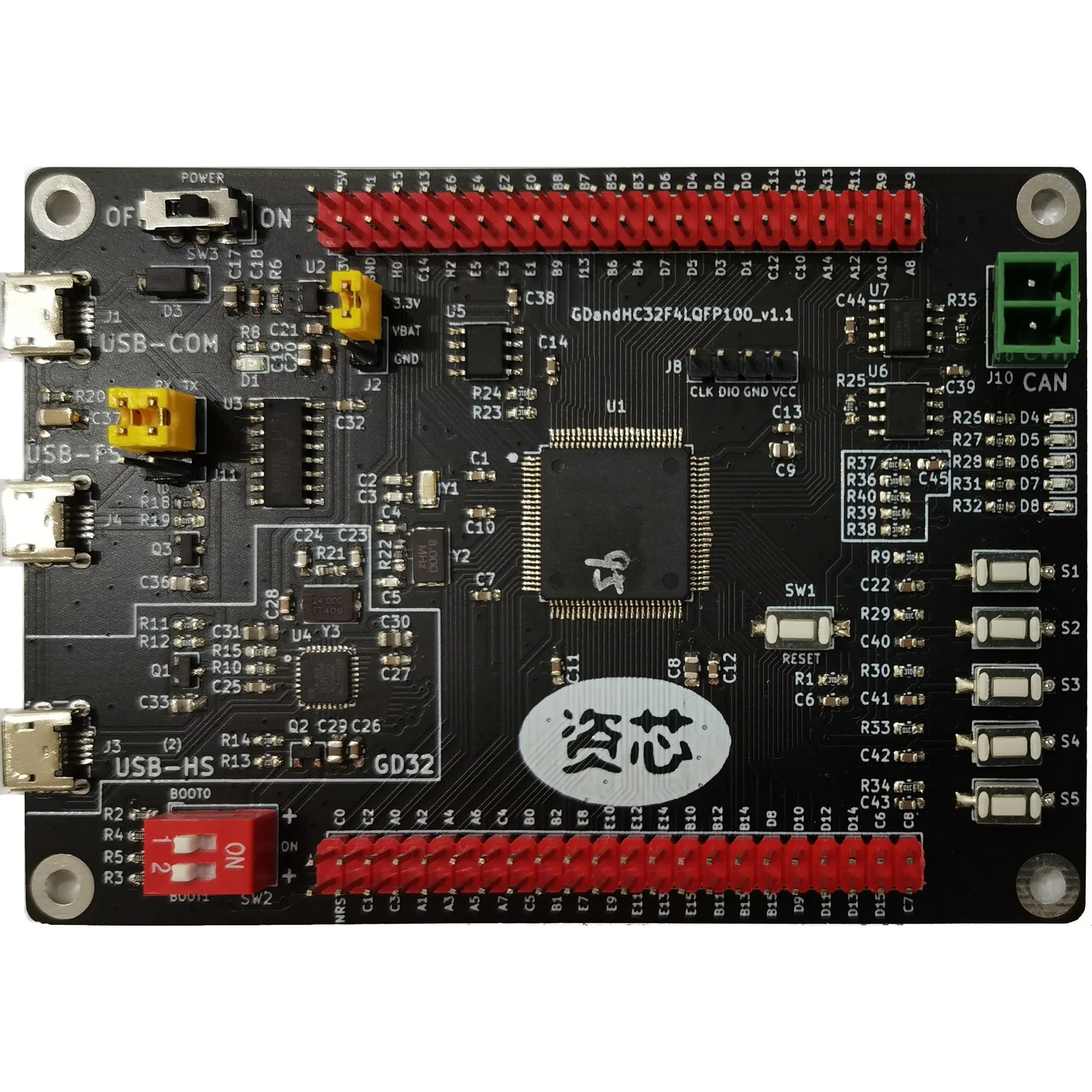 

Плата разработки Zhao yi GD32F450VET6 GD32F450VGT6 GD32F450VKT6, совместимая с STM32