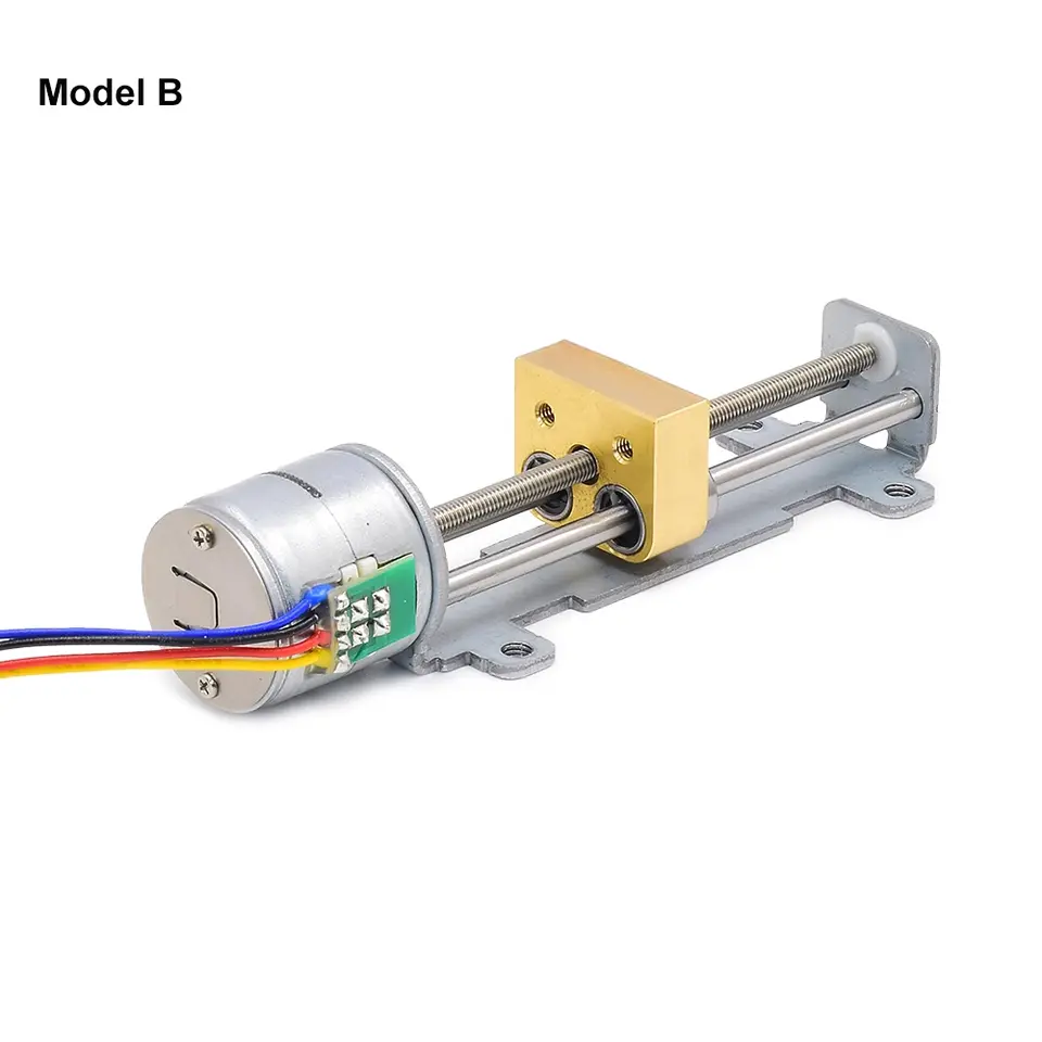 Mini Micro 15mm/20mm Precision Lead Linear Screw Nut Slider 2-phase 4-wire Stepping Motor Stepper Actuator DIY 3D Laser Printer image 3