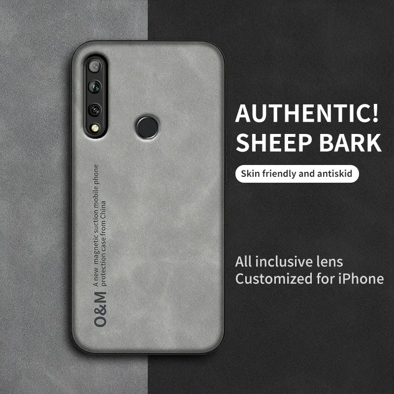 Premium Magnetic Leather Phone Case - Luxurious Silicone Protection