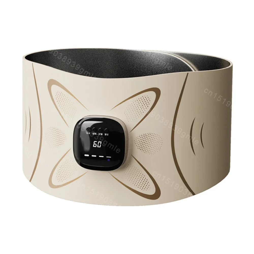 Electric Abdominal Massager Muscle Relax EMS Microcurrent Pulse Belly Exercise Shaping Belt Vibration Fat Burning Waist Toning