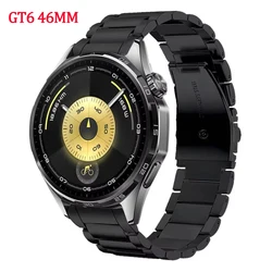 Premium Stainless Steel Wristband (Black - GT6 46MM)
