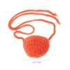 1pc Wool Weaving Nasal Mask Nose Cover Nose Warmer Cover Outdoor Antifreeze Nasal Protector Guard Nose Warmer Shield 2