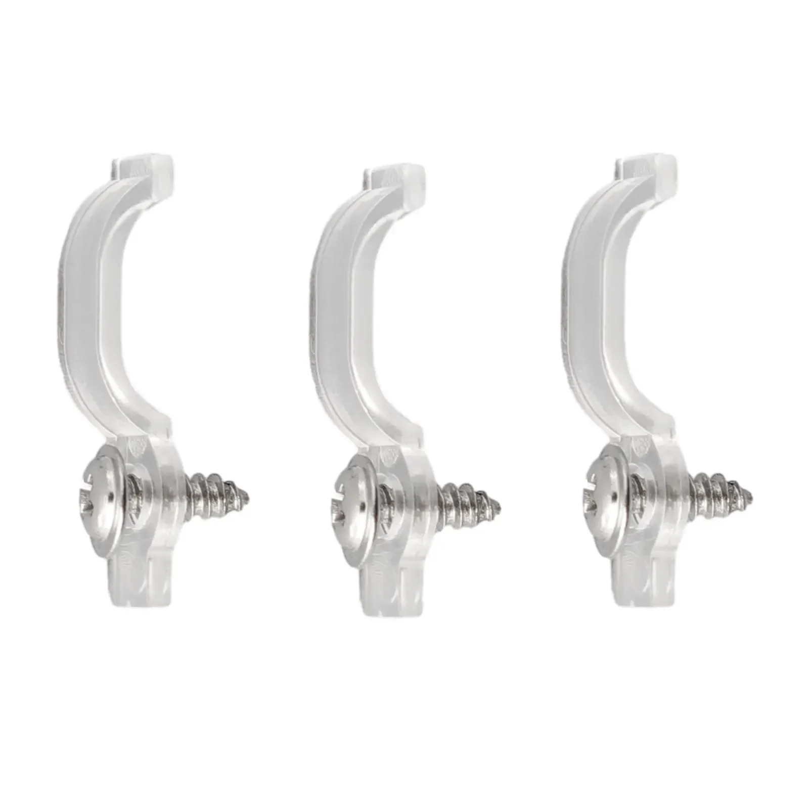 50pcs Mounting Brackets Clip -Side Fixing Clips For 5050 LED Strip Light Bar Bracket Fixed Clip HFurniture Hardware