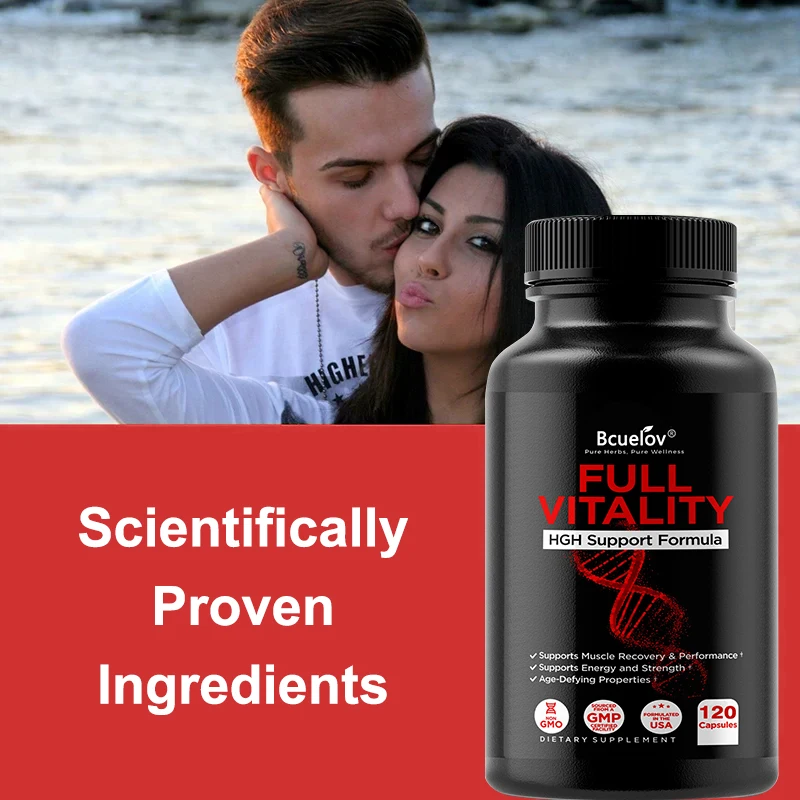 Muscle Support Supplement, Supports Muscle, Energy and Strength, Anti-Aging Support, for Men and Women, Non-GMO