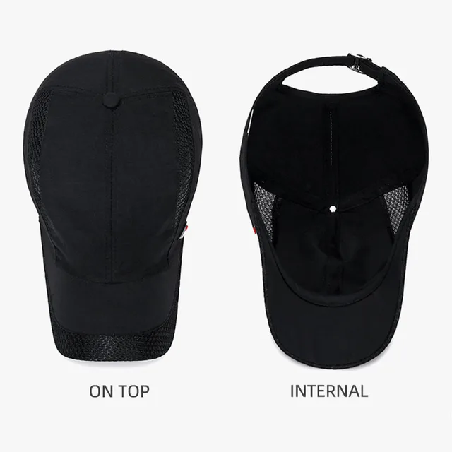 Gorra de béisbol de malla transpirable Unisex, gorro deportivo ajustable de secado rápido, protección solar, gorra de camionero al aire libre, 1 ud. 5