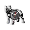 Pitbull Home Wall Decor Decorative Wall Clock Dog Breed Gifts Pitbull Mom Vinyl Record Wall Clock American Bully Mom Retro Clock 1