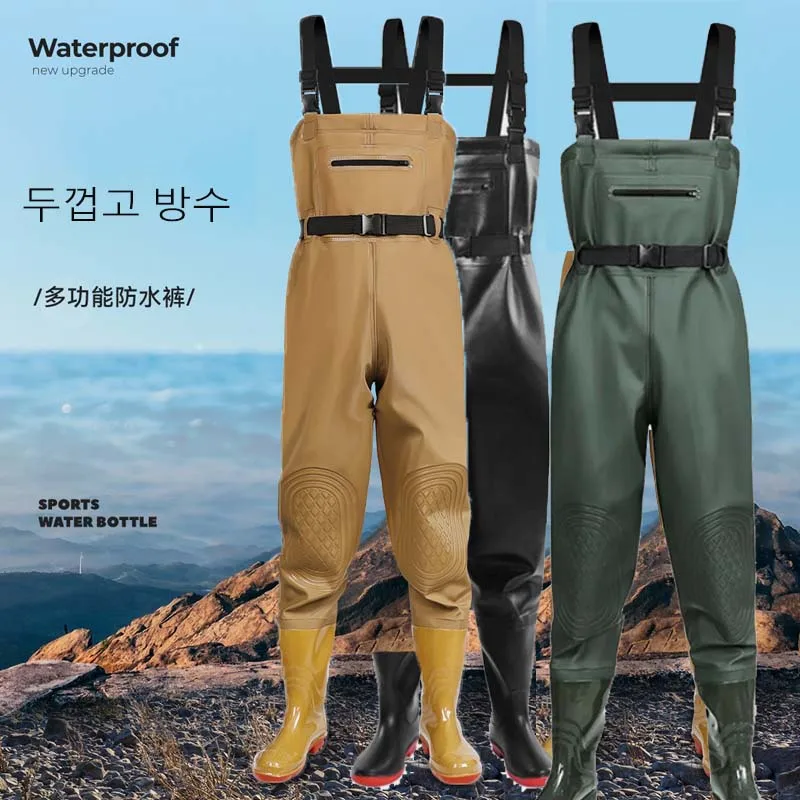 Fly Fishing Fishing Overalls Mens Breathable Chest Waders For