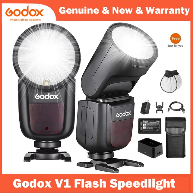 Godox V1 Flash Speedlight for SONY Canon Nikon Fujifilm Olympus Flash  Camera Flashlight TTL Speedlite Li