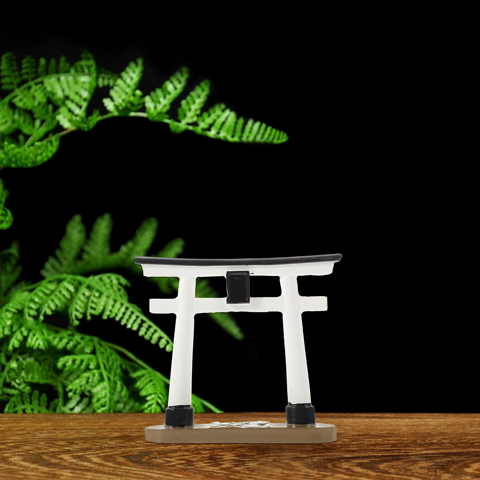 

Home Decor Shrine Gate Model Sand Table Decoration Bonsai Decorate Mini Torii Zen Garden for Desk Ornament Household