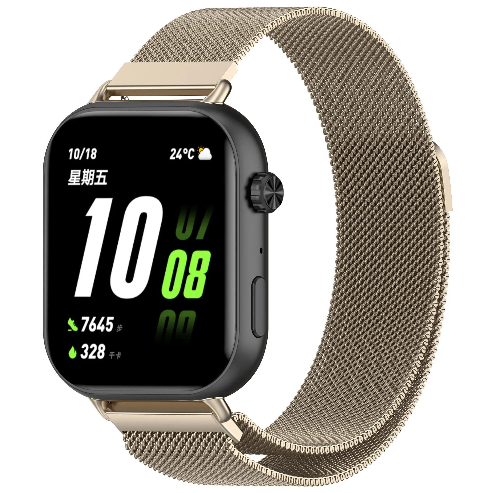 Stainless Steel Milanese Magnetic Mesh Loop Watchband Bracelet Strap