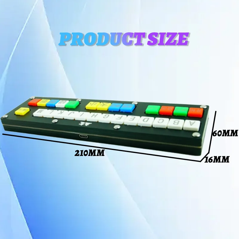레트로 PC 마작용 미니 USB 아케이드 컨트롤러. 프리미엄 오므론 스위치로 맞춤 제작되어 진정한 게임 경험을 선사합니다.